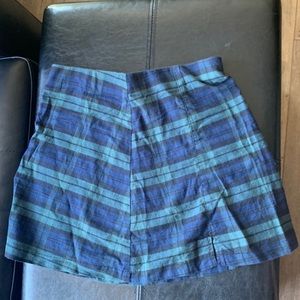 plaid skirt